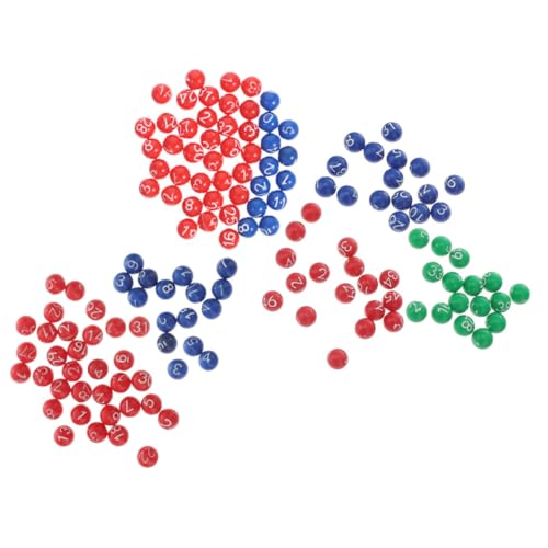 FRCOLOR 3er Packungen Farbige Tombola Kugeln Kunststoff Zahlenkugeln für Raffle Bingo Party Spiel Zubehör Kompakt Abgerundete Oberfläche für Geburtstagsfeier und Freizeitspiele FRCOLOR 3er Packungen Farbige Tombola Kugeln Kunststoff Zahlenkugeln für Raffle Bingo Party Spiel Zubehör Kompakt Abgerundete Oberfläche für Geburtstagsfeier und Freizeitspiele von FRCOLOR