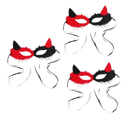 FRCOLOR 3st Maskerade Mit Stock Maskerade-party-maske Halloween-maske Frau Kostüm Maske Fuchs Maskerade Karnevalsmasken Halloween-auge Spitze Maskerade Retro-maskerade-maske Dame Filzstoff FRCOLOR 3st Maskerade Mit Stock Maskerade-party-maske Halloween-maske Frau Kostüm Maske Fuchs Maskerade Karnevalsmasken Halloween-auge Spitze Maskerade Retro-maskerade-maske Dame Filzstoff von FRCOLOR