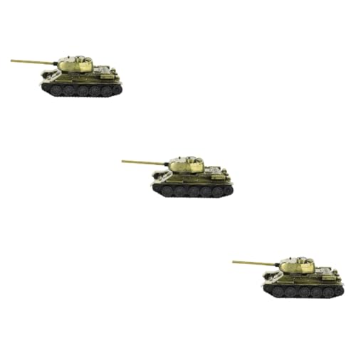 FRCOLOR 3 Teiliges Panzermodell Geschenke Für Männer Bücherregal Dekor Tankspielzeug Russischer Panzer Druckgusstanks Montageanleitung Modelle Einzigartiges Dekor von FRCOLOR