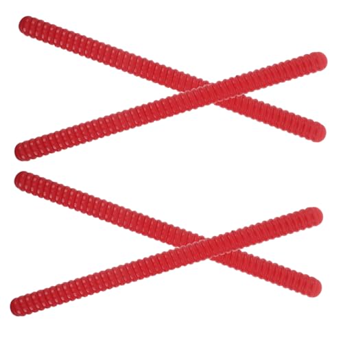 FRCOLOR 4 . Teiliges Holz Rhythmus Sticks Spiralförmige Lummi Percussion Instrumente Robust und Sicher Leicht Transportierbar Fördert Musikalische Kreativität für Schule und Spiel von FRCOLOR