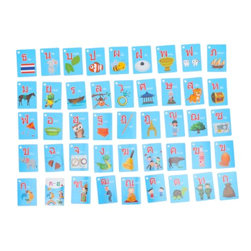 FRCOLOR 4 Boxen Boxen Thai Lernkarten für Interaktive Flash Cards für Erlernen von Wörtern und Lauten Sicheres und Tragbares Lernspielzeug für Vorschule FRCOLOR 4 Boxen Boxen Thai Lernkarten für Interaktive Flash Cards für Erlernen von Wörtern und Lauten Sicheres und Tragbares Lernspielzeug für Vorschule von FRCOLOR