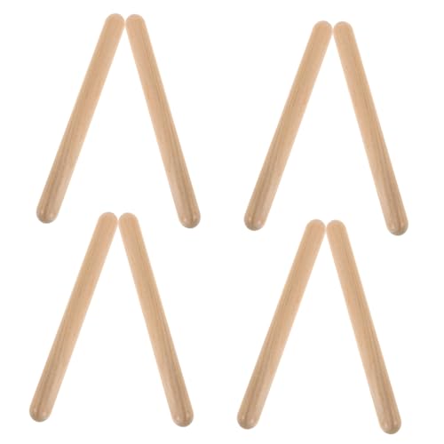 FRCOLOR 4 Paare Holz Rhythmussticks Musikalisches Percussion Instrument für Frühe Erziehung Interaktive Klassenzimmeraktivitäten und Orff Musikpädagogik FRCOLOR 4 Paare Holz Rhythmussticks Musikalisches Percussion Instrument für Frühe Erziehung Interaktive Klassenzimmeraktivitäten und Orff Musikpädagogik von FRCOLOR