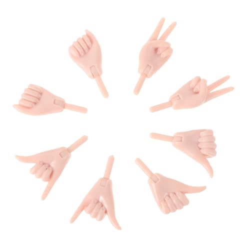 FRCOLOR 4 Paare Miniatur Puppen Hände Ersatzteile für Puppen Handformen Vielfältige Kleine Hände DIY Zubehör für Puppenhaus Bastelprojekte FRCOLOR 4 Paare Miniatur Puppen Hände Ersatzteile für Puppen Handformen Vielfältige Kleine Hände DIY Zubehör für Puppenhaus Bastelprojekte von FRCOLOR