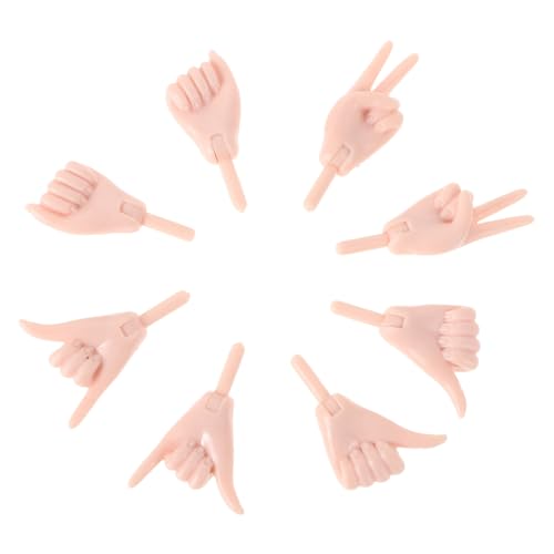 FRCOLOR 4 Paare Miniatur Puppenhände Set aus Robustem Material Vielfältige Handformen für DIY Puppenbasteln Kompatibel mit Meisten Puppen als Puppenhaus Zubehör und Puppenhand Ersatzteile FRCOLOR 4 Paare Miniatur Puppenhände Set aus Robustem Material Vielfältige Handformen für DIY Puppenbasteln Kompatibel mit Meisten Puppen als Puppenhaus Zubehör und Puppenhand Ersatzteile von FRCOLOR