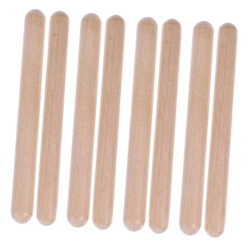 FRCOLOR 4 Paare Musik Rhythmusstöcke für Frühe Musikalische Bildung Pädagogisches für Kleinkinder Fördert Rhythmus und Zählfähigkeiten FRCOLOR 4 Paare Musik Rhythmusstöcke für Frühe Musikalische Bildung Pädagogisches für Kleinkinder Fördert Rhythmus und Zählfähigkeiten von FRCOLOR