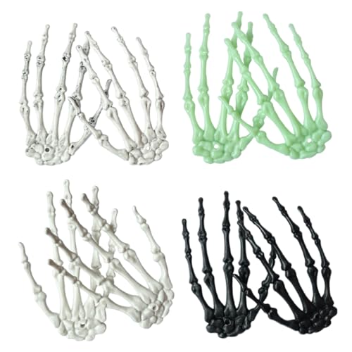 FRCOLOR 4 Paare Realistische Abgetrennte Hand Klauen für Schaurige Dekorationen und Partys Accessoires für Geisterhäuser und Halloween Events von FRCOLOR