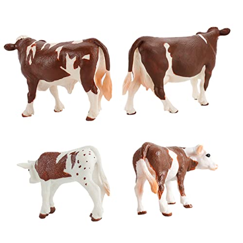 FRCOLOR 4 STÜCKE Teiliges Realistische Kuh Figuren aus Hochwertigem Material Pädagogisches Bauernhoftier zur Kognitiven für Robust und Sicher für Kreatives Lernen FRCOLOR 4 STÜCKE Teiliges Realistische Kuh Figuren aus Hochwertigem Material Pädagogisches Bauernhoftier zur Kognitiven für Robust und Sicher für Kreatives Lernen von FRCOLOR