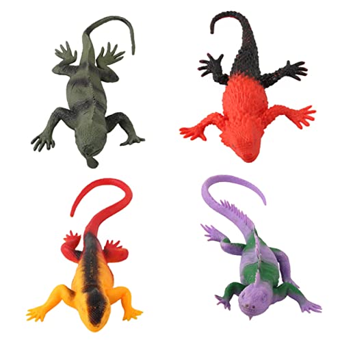 FRCOLOR 4 STÜCKE Teiliges Wildtier Modellspielzeug Langlebige Simulation Reptilienfiguren aus Robustem Kunststoff Pädagogisch für Realistische Echsen Nachbildung und Geschenkspielzeug FRCOLOR 4 STÜCKE Teiliges Wildtier Modellspielzeug Langlebige Simulation Reptilienfiguren aus Robustem Kunststoff Pädagogisch für Realistische Echsen Nachbildung und Geschenkspielzeug von FRCOLOR