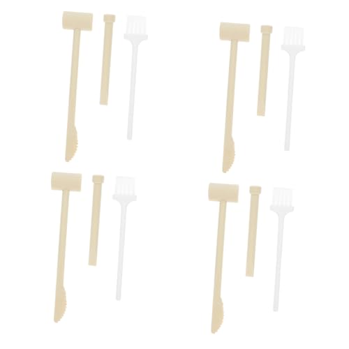 FRCOLOR 4 Sätze Ausgrabungswerkzeuge aus Kindersicherem Kunststoff Komplettes DIY Archäologie mit Hammer Meißel Pinsel für Entdeckungsspiele für Junge Mädchen FRCOLOR 4 Sätze Ausgrabungswerkzeuge aus Kindersicherem Kunststoff Komplettes DIY Archäologie mit Hammer Meißel Pinsel für Entdeckungsspiele für Junge Mädchen von FRCOLOR