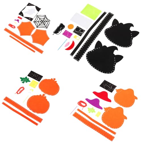 FRCOLOR 4 Sätze Halloween Süßigkeitenbeutel DIY Handliche Mitgebsel Tüten mit Kürbis Geist Spinne Motiv für Partygeschenke und Dekoration Wiederverwendbar als Treat Bags und Halloween FRCOLOR 4 Sätze Halloween Süßigkeitenbeutel DIY Handliche Mitgebsel Tüten mit Kürbis Geist Spinne Motiv für Partygeschenke und Dekoration Wiederverwendbar als Treat Bags und Halloween von FRCOLOR