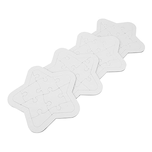 FRCOLOR 4 Sätze Leeres Puzzle zum Malen Blanko Puzzlestücke für DIY Bastelmaterialien für Kreatives Zeichnen und Malen für Kunstprojekte und Persönliche Gestaltung FRCOLOR 4 Sätze Leeres Puzzle zum Malen Blanko Puzzlestücke für DIY Bastelmaterialien für Kreatives Zeichnen und Malen für Kunstprojekte und Persönliche Gestaltung von FRCOLOR