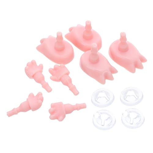 FRCOLOR 4 Sätze Miniature Doll Hands Feet Realistische Ersatzteile für DIY Puppenprojekte Hochwertige Figuren Hände und Füße für Kreative Bastelideen und Heimdekoration FRCOLOR 4 Sätze Miniature Doll Hands Feet Realistische Ersatzteile für DIY Puppenprojekte Hochwertige Figuren Hände und Füße für Kreative Bastelideen und Heimdekoration von FRCOLOR