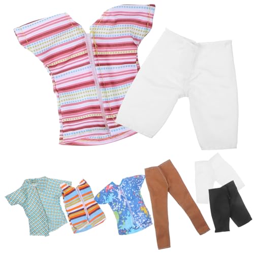 FRCOLOR 4 Sätze Puppenkleidung für Jungen Puppen Miniatur Sommeroutfits aus Ersatzkleidung Einfach Anzuziehen und Waschbar Farbenfrohe Kostüme für Kreative Rollenspiele FRCOLOR 4 Sätze Puppenkleidung für Jungen Puppen Miniatur Sommeroutfits aus Ersatzkleidung Einfach Anzuziehen und Waschbar Farbenfrohe Kostüme für Kreative Rollenspiele von FRCOLOR