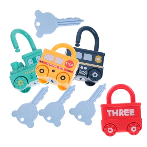 FRCOLOR 4 Satz Teiliges Lernspielzeug für Kleinkinder Zahlen und Buchstaben Schlüssel Lock Montessori Pädagogisches für Frühes Lernen und Kreative Aktivitäten FRCOLOR 4 Satz Teiliges Lernspielzeug für Kleinkinder Zahlen und Buchstaben Schlüssel Lock Montessori Pädagogisches für Frühes Lernen und Kreative Aktivitäten von FRCOLOR
