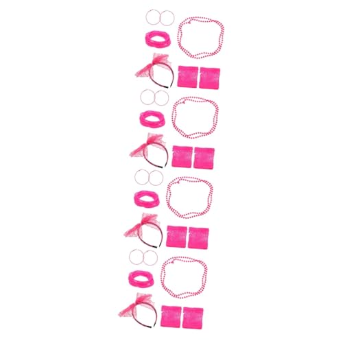 FRCOLOR 4 Sets 80Er Jahre Abschlussball Kostüm Damen Halskette Accessoire Retro Accessoires Party Teller Outfit Brille Vintage Stil Für Szene Disco Verkleidung Accessoires 80Er Jahre FRCOLOR 4 Sets 80Er Jahre Abschlussball Kostüm Damen Halskette Accessoire Retro Accessoires Party Teller Outfit Brille Vintage Stil Für Szene Disco Verkleidung Accessoires 80Er Jahre von FRCOLOR
