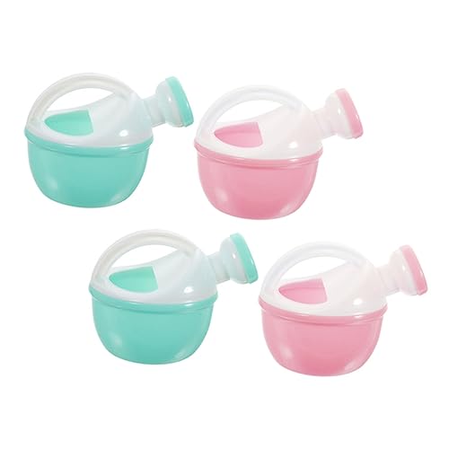 FRCOLOR 4 Stck Kleines Kindergießkanne Ergonomische Plastik Gießkanne für Garten und Sandspiel Farblich Sortiert Robust und Handlich für Kleine Hände Zufällige Farbe Zufällige Farbe von FRCOLOR