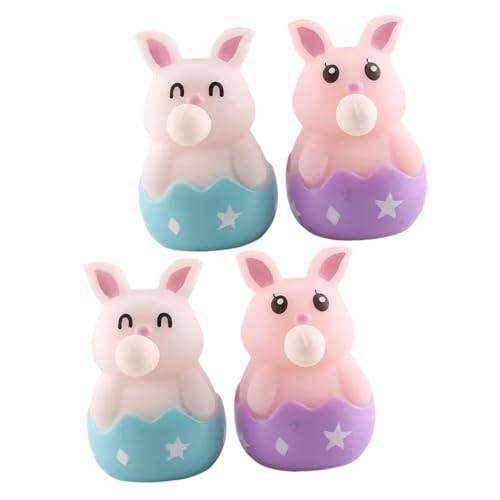 FRCOLOR 4 Stck Teiliges Kaninchen Squeeze Stressabbauendes Langlebiges Antistress Kaninchen für Frühlingsfest Gastgeschenk und Tragbares Kinderspielzeug FRCOLOR 4 Stck Teiliges Kaninchen Squeeze Stressabbauendes Langlebiges Antistress Kaninchen für Frühlingsfest Gastgeschenk und Tragbares Kinderspielzeug von FRCOLOR