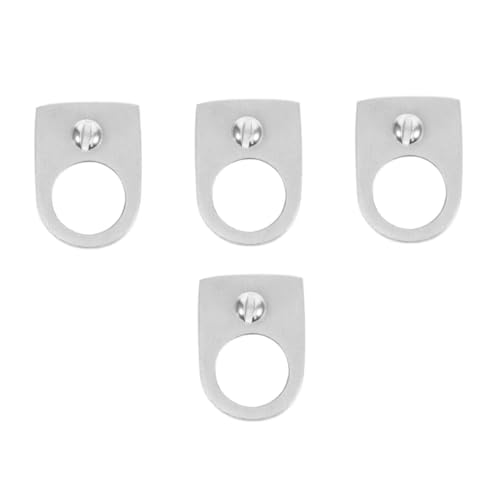 FRCOLOR 4 Stück Ersatzring für Zwille ohne Gummiband Rostfrei Breiter Mund Langlebig und Stabil Geeignet für Outdoor Sport und Schleuderzubehör FRCOLOR 4 Stück Ersatzring für Zwille ohne Gummiband Rostfrei Breiter Mund Langlebig und Stabil Geeignet für Outdoor Sport und Schleuderzubehör von FRCOLOR