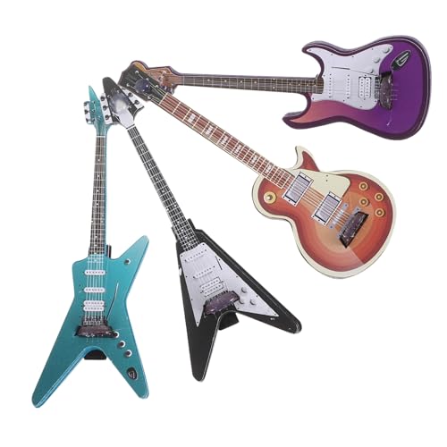 FRCOLOR 4 Stück Haarspangen Mit Musikthema Haarspangen Haarschmuck Mini Musikinstrument Haarschmuck Gitarren Haarspange Gitarren Haarspange Gitarreninstrument Modell Neuartige von FRCOLOR