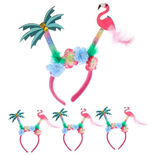 FRCOLOR 4 Stück Hawaiian Hairband mit Flamingo und Kokosnuss Teiliges Kostümzubehör für Strandpartys Leicht und Tragbar Deko für Luau und Mottopartys FRCOLOR 4 Stück Hawaiian Hairband mit Flamingo und Kokosnuss Teiliges Kostümzubehör für Strandpartys Leicht und Tragbar Deko für Luau und Mottopartys von FRCOLOR