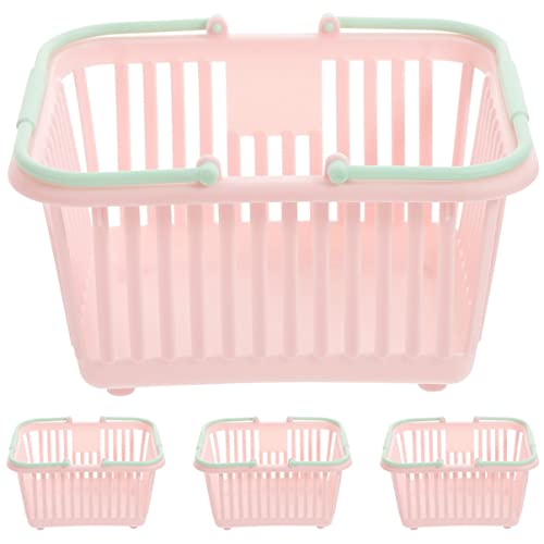 FRCOLOR 4 Stück Kleine Aufbewahrungskörbe aus Robustem Kunststoff für Bad Küche und Schlafzimmer für Kosmetik und Kleinteile Platzsparendes Design FRCOLOR 4 Stück Kleine Aufbewahrungskörbe aus Robustem Kunststoff für Bad Küche und Schlafzimmer für Kosmetik und Kleinteile Platzsparendes Design von FRCOLOR