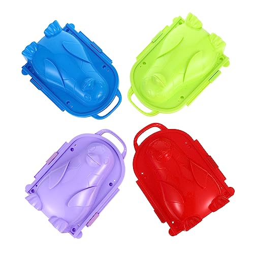 FRCOLOR 4 Stück Kreative Schneeballformen für Winter Bunte Clip Schneeballmacher für Draußen Schützt die Hände vor Frostbeulen für Schneeballschlachten und Sandspiele Zufällige Farbe von FRCOLOR