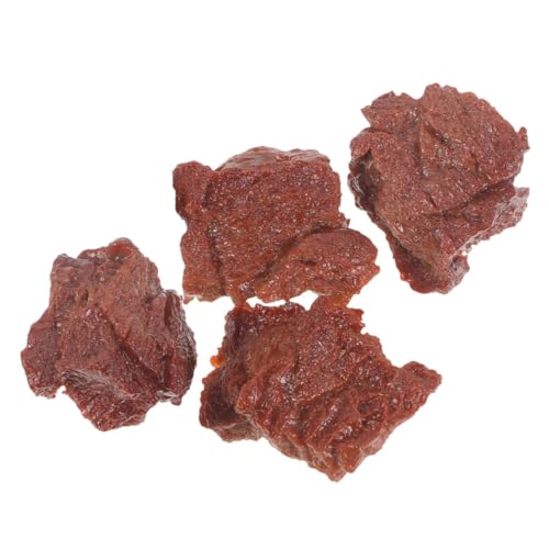 FRCOLOR 4 Stück Künstliches Steak Modell Teiliges Realistisches Rindfleisch für Restaurant Lebensmittelechte Nachbildung für Küchen und Spielzeuggebrauch Requisite für Fotografie und FRCOLOR 4 Stück Künstliches Steak Modell Teiliges Realistisches Rindfleisch für Restaurant Lebensmittelechte Nachbildung für Küchen und Spielzeuggebrauch Requisite für Fotografie und von FRCOLOR