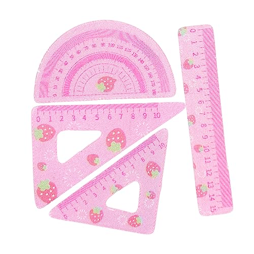 FRCOLOR 4 Stück Maßstab Puppenhaus Zubehör Kunststoff Lineale Rosa für Realistische Puppenhaus Dekoration und Lernspielzeug FRCOLOR 4 Stück Maßstab Puppenhaus Zubehör Kunststoff Lineale Rosa für Realistische Puppenhaus Dekoration und Lernspielzeug von FRCOLOR