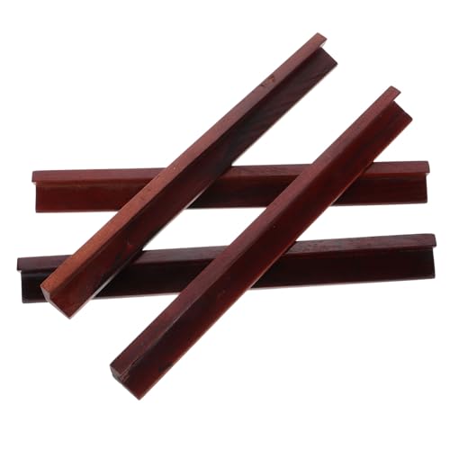 FRCOLOR 4 Stück Mini Mahjong Ruler aus Holz Teiliges für Amerikanische Mahjong Fliesen Tragbar und Leicht mit Rutschfester Oberfläche für Sicheres Unterwegs von FRCOLOR