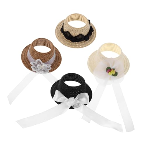 FRCOLOR 4 Stück Mini Puppenhüte Leichte und Strapazierfähige Stoffkegelhüte mit Schleifenband Mini Accessoires für Bastelprojekte Kostüme Spiel und Partydekorationen FRCOLOR 4 Stück Mini Puppenhüte Leichte und Strapazierfähige Stoffkegelhüte mit Schleifenband Mini Accessoires für Bastelprojekte Kostüme Spiel und Partydekorationen von FRCOLOR
