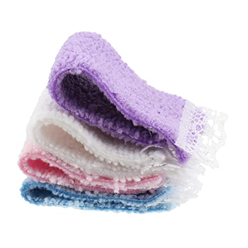 FRCOLOR 4 Stück Miniatur Handtücher Micro Badetuch Modell für Puppenhaus Badezimmer Dekoration Langlebig Detailgetreu Zufällige Farben für DIY Mini Raumgestaltung Zufällige FRCOLOR 4 Stück Miniatur Handtücher Micro Badetuch Modell für Puppenhaus Badezimmer Dekoration Langlebig Detailgetreu Zufällige Farben für DIY Mini Raumgestaltung Zufällige von FRCOLOR
