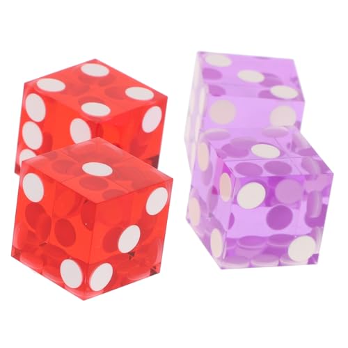 FRCOLOR 4 Stück Präzisionswürfel Acrylspielwürfel Zufälligen Farben für Gesellschaftsspiele Party Events und Unterhaltsame Würfelspiele Hochwertige Verarbeitung Zufällige Zufällige Farbe FRCOLOR 4 Stück Präzisionswürfel Acrylspielwürfel Zufälligen Farben für Gesellschaftsspiele Party Events und Unterhaltsame Würfelspiele Hochwertige Verarbeitung Zufällige Zufällige Farbe von FRCOLOR