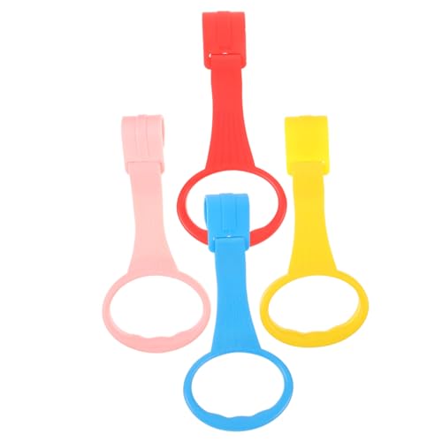 FRCOLOR 4 Stück Pull Rings Unterstützung für Neugeborene Crib Grab Ringe Rot Gelb Blau für Stehen und Laufen Lernen im Kinderzimmer FRCOLOR 4 Stück Pull Rings Unterstützung für Neugeborene Crib Grab Ringe Rot Gelb Blau für Stehen und Laufen Lernen im Kinderzimmer von FRCOLOR