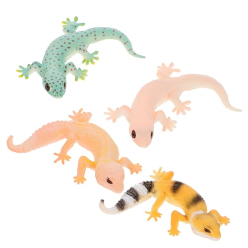 FRCOLOR 4 Stück Realistische Echsen Figur aus Kunststoff Detailgetreues Reptil Modell Pädagogisches für Garten Partydekoration Sicher mit Glatten Kanten FRCOLOR 4 Stück Realistische Echsen Figur aus Kunststoff Detailgetreues Reptil Modell Pädagogisches für Garten Partydekoration Sicher mit Glatten Kanten von FRCOLOR