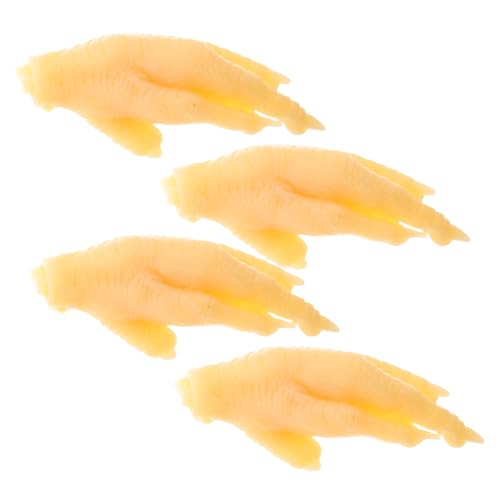 FRCOLOR 4 Stück Realistische Künstliche Hühnerfüße Teiliges PVC Food Prop Detailgetreue Simulation für Food Dekoration Hotelplatten und Kinderspielzeug Vielseitig Einsetzbar für FRCOLOR 4 Stück Realistische Künstliche Hühnerfüße Teiliges PVC Food Prop Detailgetreue Simulation für Food Dekoration Hotelplatten und Kinderspielzeug Vielseitig Einsetzbar für von FRCOLOR