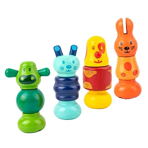 FRCOLOR 4 Stück Schraubspielzeug aus Holz Teiliges Interaktives Lernspielzeug Feinmotorik und Kognitiven Fähigkeiten Geeignet für Junge Mädchen Ab Jahr Sicher und Langlebig von FRCOLOR