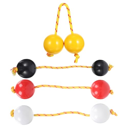 FRCOLOR 4 Stück Teiliges Afrikanischer Rhythmischer Ball Aslatuas Musikinstrument Handheld Percussion für Erwachsene für Partys und Auftritte Fördert Rhythmus und Geschicklichkeit FRCOLOR 4 Stück Teiliges Afrikanischer Rhythmischer Ball Aslatuas Musikinstrument Handheld Percussion für Erwachsene für Partys und Auftritte Fördert Rhythmus und Geschicklichkeit von FRCOLOR