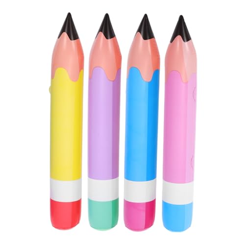 FRCOLOR 4 Stück Teiliges Aufblasbare Buntstifte Dekoration Bunte PVC Schulparty Requisiten Klassenzimmer Party Zubehör Jungen Mädchen Geburtstagsfeier FRCOLOR 4 Stück Teiliges Aufblasbare Buntstifte Dekoration Bunte PVC Schulparty Requisiten Klassenzimmer Party Zubehör Jungen Mädchen Geburtstagsfeier von FRCOLOR