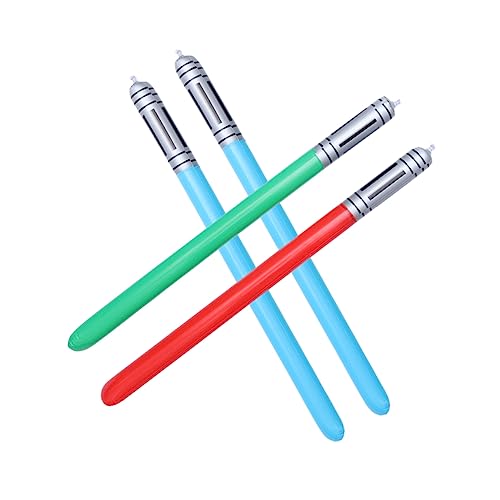 FRCOLOR 4 Stück Teiliges Aufblasbares PVC Lichtschwert Bunte Party Spielzeuge Sichere Sword Form Einfach Aufzublasen für Geburtstagsdeko und Kinderpartys Zufällige Farbe Zufällige Farbe FRCOLOR 4 Stück Teiliges Aufblasbares PVC Lichtschwert Bunte Party Spielzeuge Sichere Sword Form Einfach Aufzublasen für Geburtstagsdeko und Kinderpartys Zufällige Farbe Zufällige Farbe von FRCOLOR