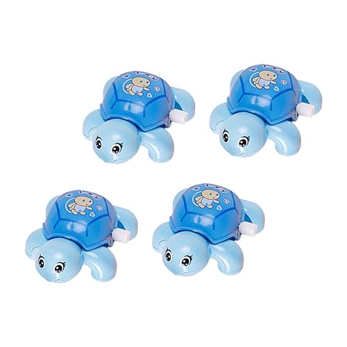 FRCOLOR 4 Stück Teiliges Aufziehspielzeug Bunte Cartoon Schildkröten ohne Batterie Lustiges Lernspielzeug für Kleinkinder Sichere Glatte Oberfläche Zufällige Farbe Zufällige Farbe von FRCOLOR