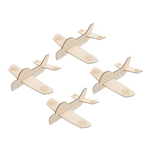 FRCOLOR 4 Stück Teiliges DIY Holzflugzeug Unvollendete Modelle zum Bemalen und Gestalten Kreatives Holzspielzeug für Kreativität und Motorischen Fähigkeiten FRCOLOR 4 Stück Teiliges DIY Holzflugzeug Unvollendete Modelle zum Bemalen und Gestalten Kreatives Holzspielzeug für Kreativität und Motorischen Fähigkeiten von FRCOLOR