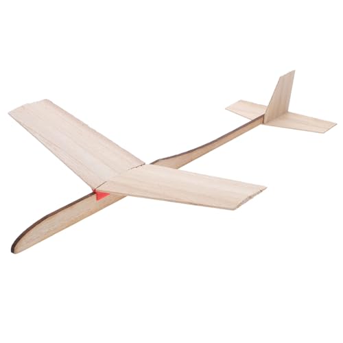 FRCOLOR 4 Stück Teiliges DIY Holzflugzeug mit Handgeworfenen Gleitern Pädagogisches Modellflugzeug Sicher Geschliffenes Holzspielzeug für Bastelprojekte Schulunterricht und von FRCOLOR