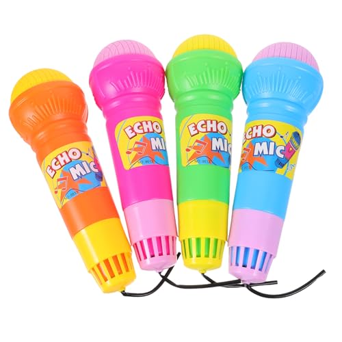 FRCOLOR 4 Stück Teiliges Echo Mikrofon Leichtes Kunststoffspielzeug mit Stabilem Material Bunte Simulation Mikrofone Geeignet für Bühnenauftritte und Geschenke Mittlere FRCOLOR 4 Stück Teiliges Echo Mikrofon Leichtes Kunststoffspielzeug mit Stabilem Material Bunte Simulation Mikrofone Geeignet für Bühnenauftritte und Geschenke Mittlere von FRCOLOR