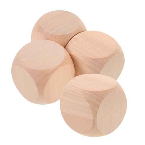 FRCOLOR 4 Stück Teiliges Extra Große Blanko Holzwürfel aus Robustem Holz zum Basteln und Bemalen Vielseitige DIY Würfel für Spiele Dekoration und Partyspaß FRCOLOR 4 Stück Teiliges Extra Große Blanko Holzwürfel aus Robustem Holz zum Basteln und Bemalen Vielseitige DIY Würfel für Spiele Dekoration und Partyspaß von FRCOLOR
