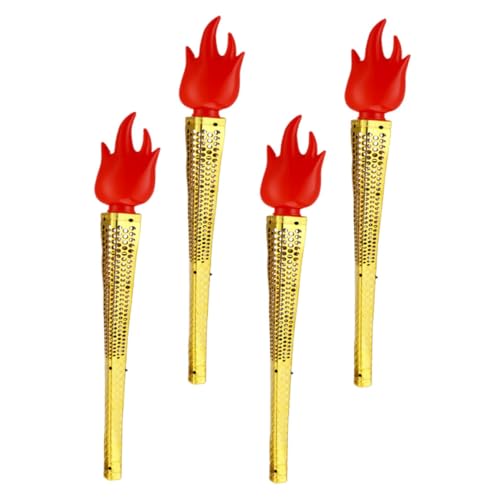 FRCOLOR 4 Stück Teiliges Fackel Robustem für Bühnenauftritte und Sportveranstaltungen Handlich Leicht für Outdoor Spielspaß und Festliche FRCOLOR 4 Stück Teiliges Fackel Robustem für Bühnenauftritte und Sportveranstaltungen Handlich Leicht für Outdoor Spielspaß und Festliche von FRCOLOR