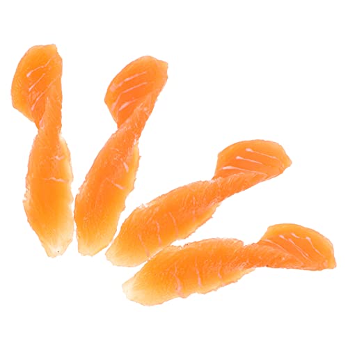 FRCOLOR 4 Stück Teiliges Fake Scheiben Modell Realistische Simulation von Sushi Deko Food für Küche Fotorequisiten von FRCOLOR