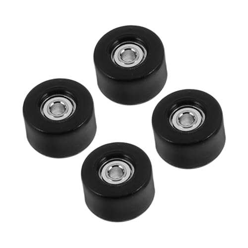 FRCOLOR 4 Stück Teiliges Finger Skateboard Räder mit Hochgeschwindigkeitslagern Praktische und Stabile Zubehörteile für Mini Skateboards für Reparaturen und Individuelles Design von FRCOLOR