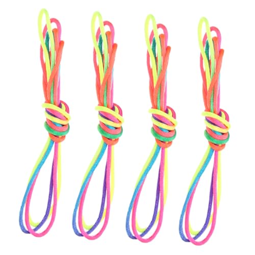 FRCOLOR 4 Stück Teiliges Fingerseilspielzeug für Regenbogenfarbene Katzenschaukel Vielseitig Einsetzbar für Drinnen und Draußen Fördert Kreative Spiele und Gehirnentwicklung FRCOLOR 4 Stück Teiliges Fingerseilspielzeug für Regenbogenfarbene Katzenschaukel Vielseitig Einsetzbar für Drinnen und Draußen Fördert Kreative Spiele und Gehirnentwicklung von FRCOLOR