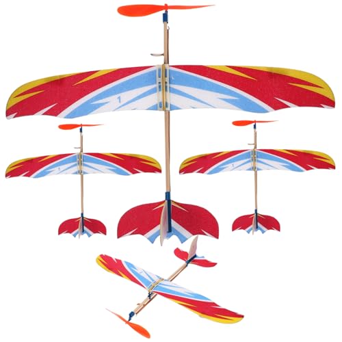 FRCOLOR 4 Stück Teiliges Flugzeugspielzeug aus Leichte Outdoor Gleiter mit Aerodynamischem Flügeldesign Flexible und Sichere Flugzeuge für Kreatives im Freien und Robust FRCOLOR 4 Stück Teiliges Flugzeugspielzeug aus Leichte Outdoor Gleiter mit Aerodynamischem Flügeldesign Flexible und Sichere Flugzeuge für Kreatives im Freien und Robust von FRCOLOR