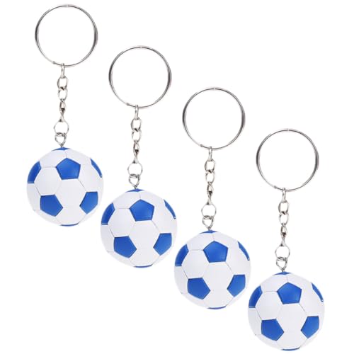 FRCOLOR 4 Stück Teiliges Fußball Schlüsselanhänger Zinc Alloy Schlüsselring Simulierte Fußball Dekoration für Fußballliebhaber und als Schulrucksack Anhänger FRCOLOR 4 Stück Teiliges Fußball Schlüsselanhänger Zinc Alloy Schlüsselring Simulierte Fußball Dekoration für Fußballliebhaber und als Schulrucksack Anhänger von FRCOLOR